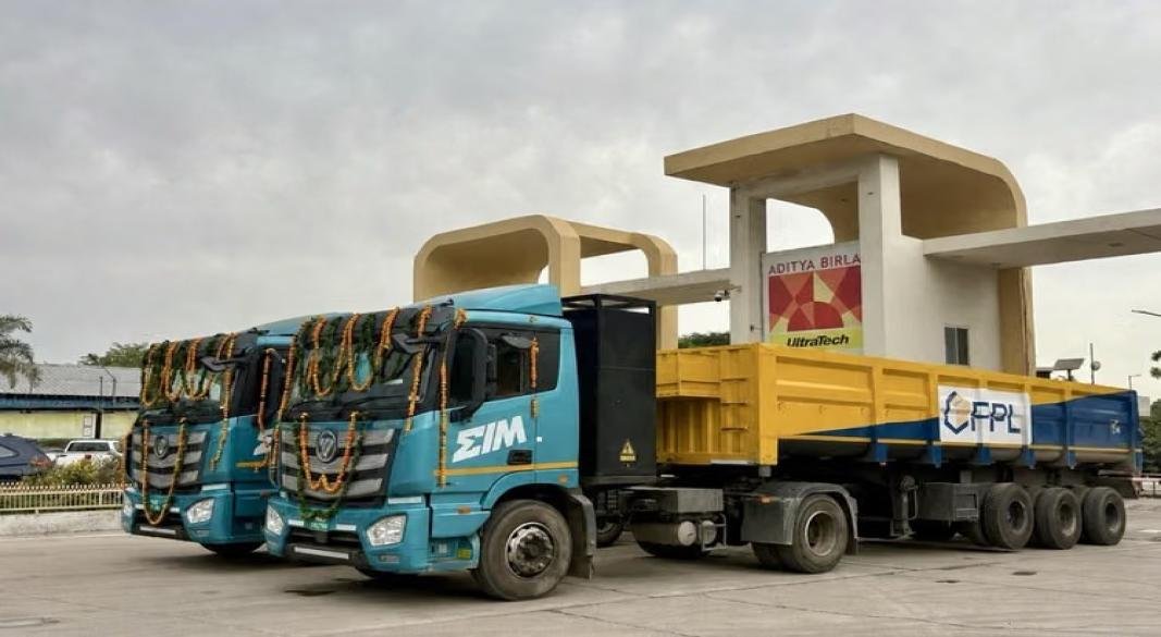 UltraTech Rolls Out 45 Electric Heavy-Duty Trucks for Long-Haul Clinker Transport
