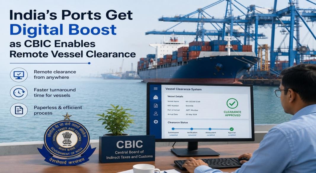 CBIC Introduces Remote Customs Clearance
