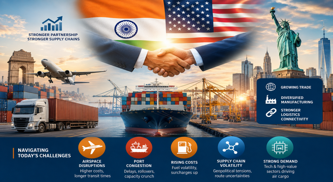 India–US Trade Alignment Set to Boost Cargo Flows Amid Global Supply Chain Shifts
