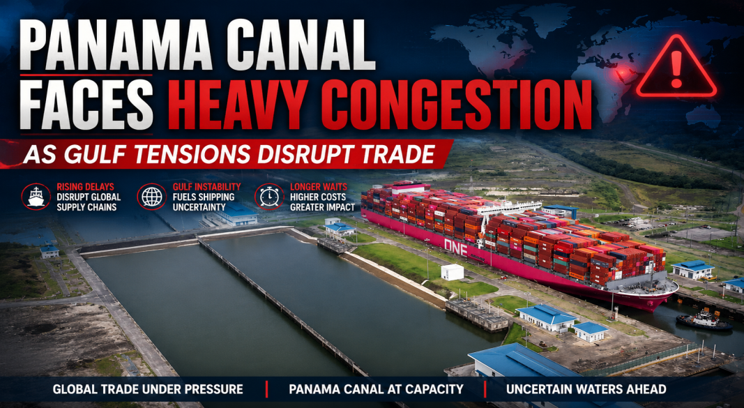 Hormuz Disruptions Push Panama Canal Close to Capacity as Energy Cargoes Surge