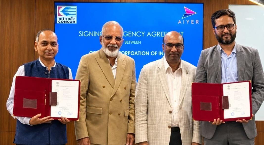 CONCOR-Aiyer Shipping Tie-Up to Strengthen EXIM Logistics and Overseas Reach