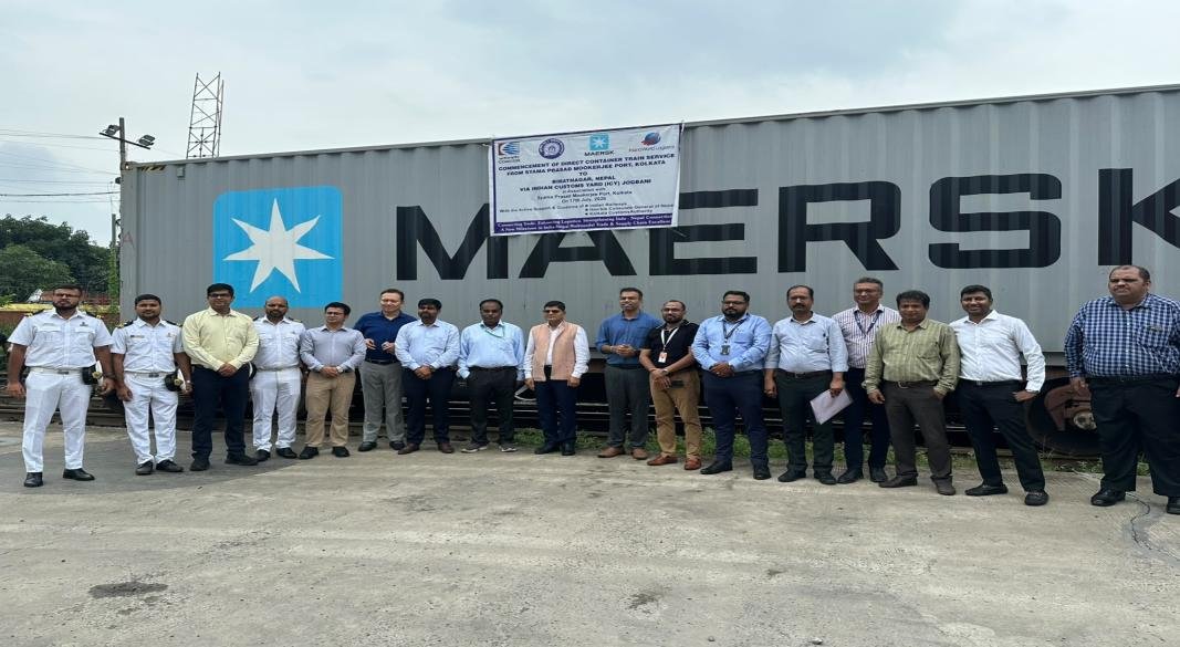 CONCOR Launches Direct EXIM Container Train from Kolkata Port to Nepal