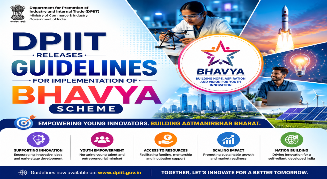 DPIIT Unveils BHAVYA Scheme Guidelines to Accelerate Plug-and-Play Industrial Infrastructure