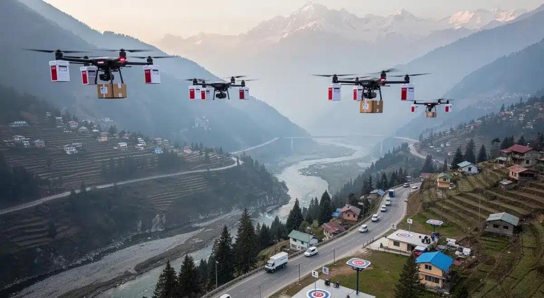 India Post Deploys Drone Mail Service in Himachal Pradesh, Cutting Delivery Time to Minut