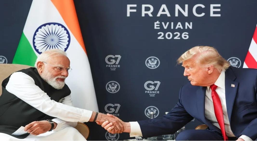Modi, Trump Push Trade Talks Forward as Maritime Security Takes Centre Stage at G7