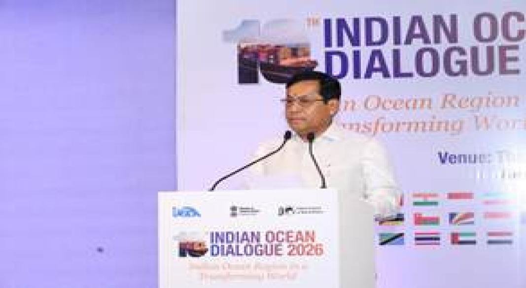 Union Minister Sarbananda Sonowal addressing 10th edition of Indian Ocean Dialogue