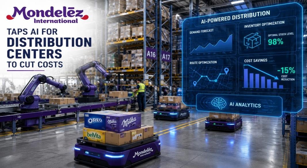 Mondelez International Expands AI Use in Distribution Centers to Reduce Supply Chain Costs
