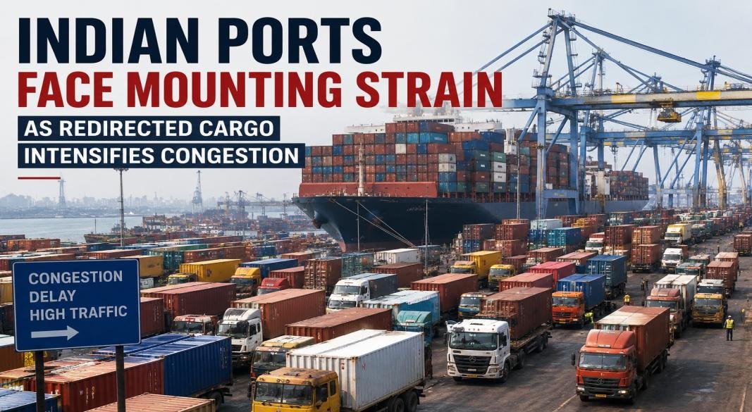 Cargo Crisis at India's Mega Ports Sparks Shipping Delays, Export Risks and Supply Chain Chaos