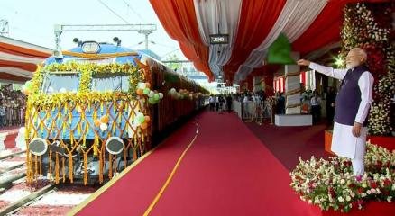 PM Modi launches first Hydrogen-Powered Train on Jind-Sonipat route