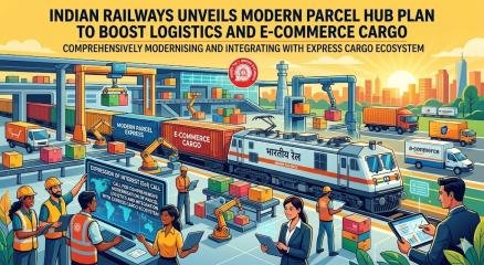 Indian Railways Targets Logistics Transformation with Modern Parcel Hub Initiative